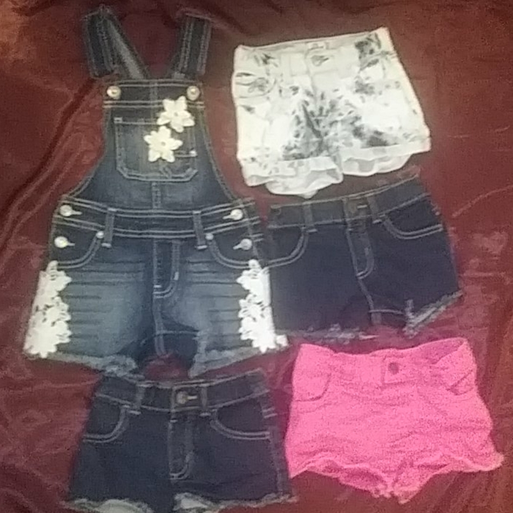 Girls Summer Jean Shorts